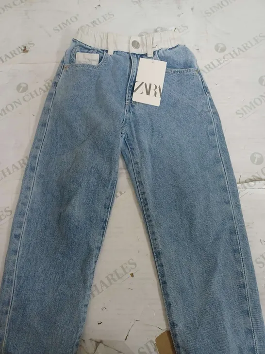 ZARA LIGHT DENIM KIDS JEANS - 6 YEARS