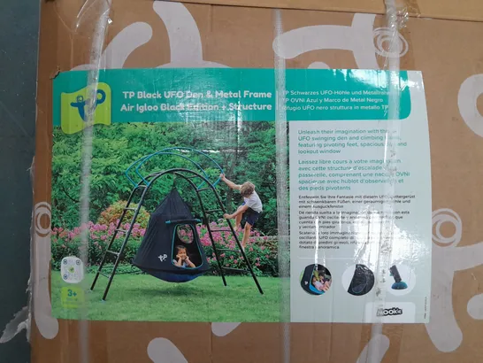 BOXED TP UFO DEN AND CLIMBING FRAME (1 BOX) - COLLECTION ONLY