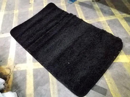 BRAND NEW PACO HOME SYDNEY 505 BATH MAT IN BLACK - 40×55CM 