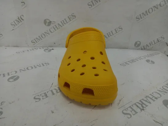 CROCS BRIGHT YELLOW CLOGS - UK 9/10