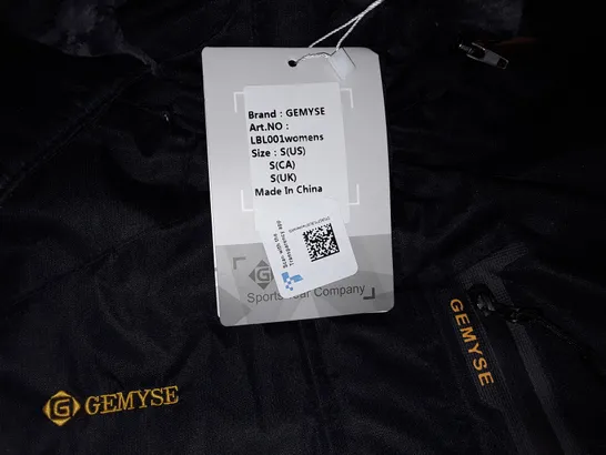 GEMYSE LADIES BLACK SKI JACKET - UK S