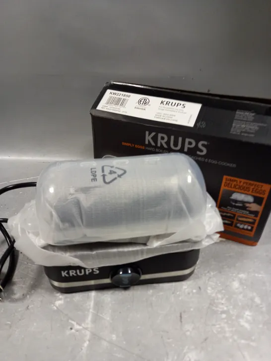 BOXED KRUPS MULTI-FUNCTIONAL EGG COOKER 