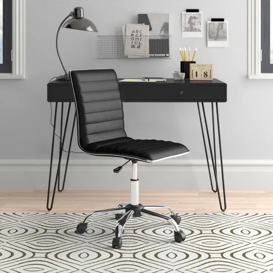 FARRAND DESK CHAIR IN BLACK 