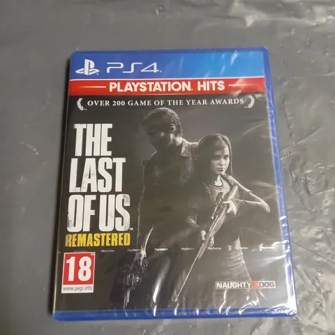 SEALED THE LAST OF US REMASTERED PS4 GAME 18+