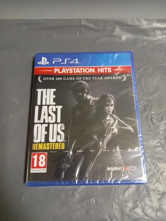 SEALED THE LAST OF US REMASTERED PS4 GAME 18+