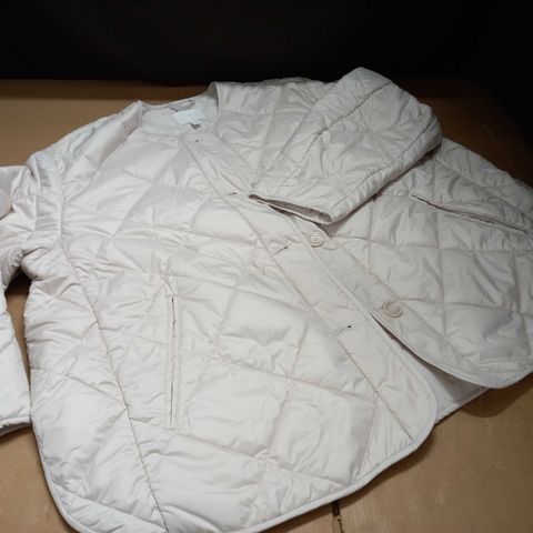 H&M QUILTED BUTTON UP COAT - EUR XL