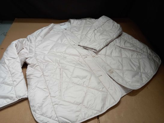 H&M QUILTED BUTTON UP COAT - EUR XL