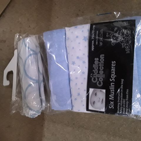 CUDDLES COLLECTION MUSLIN SQUARE SET