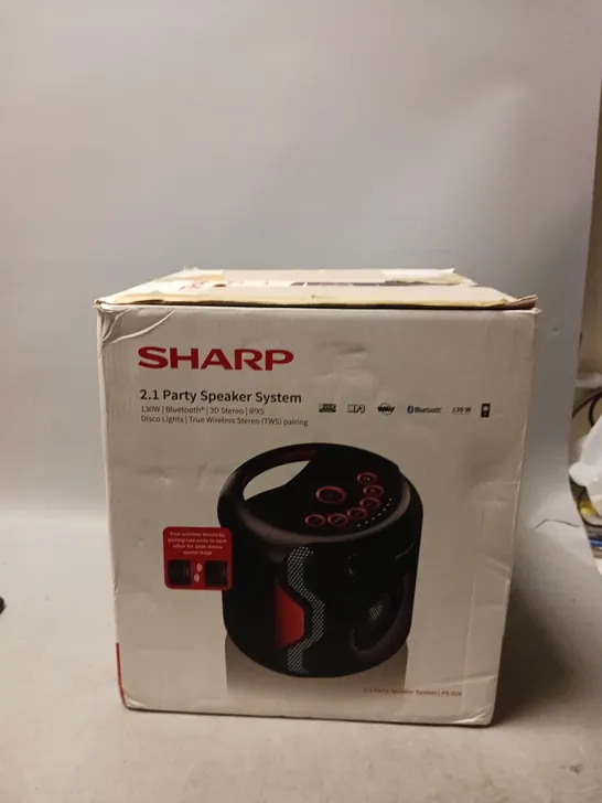 SHARP 2.1 PARTY SPEAKER SYSTEM