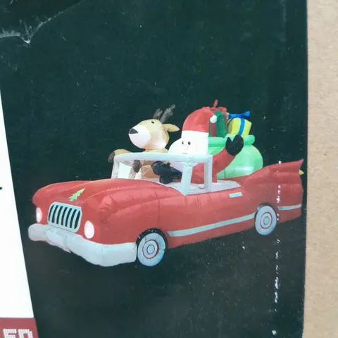 2 x OD CHRISTMAS INFLATABLE CAR