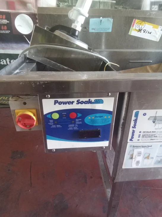 COMMERCIAL POWER SOAK WASH STATION 