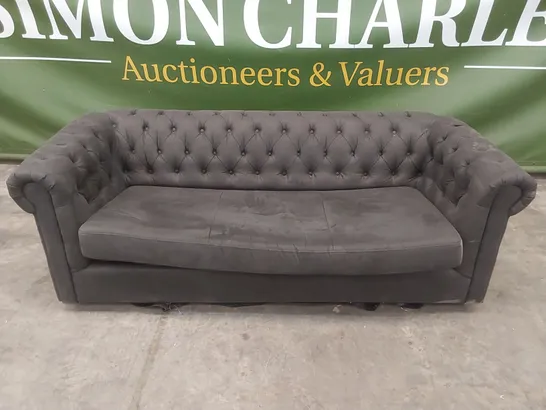 DESIGNER 3 SEATER CHESTERFIELD STYLE SOFA BED 