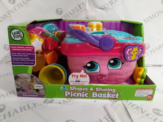 LEAP FROG SHAPES & SHARING PICNIC BASKET 