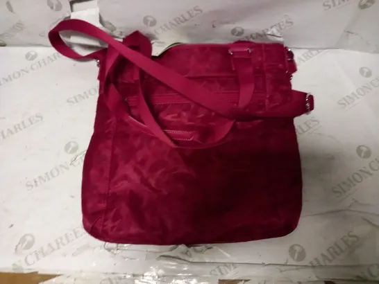 KIPLING CLASSICS ORTOLI GEO JQ SCARLET HANDBAG