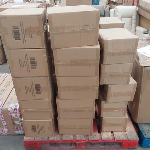 PALLET TO CONTAIN APPROX 30 X BOXES OF BRAND NEW BROWN PAPER BUBBLE MAILER BAGS // SIZES VARY