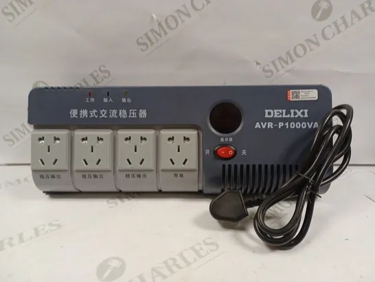 DELIXI AVR-P1000VA FULL AUTOMATIC SINGLE-PHASE AC VOLTAGE REGULATOR 