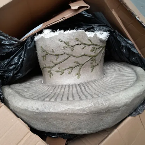 BOXED MY GARDEN STORIES FAIRY GATHERING BIRD BATH