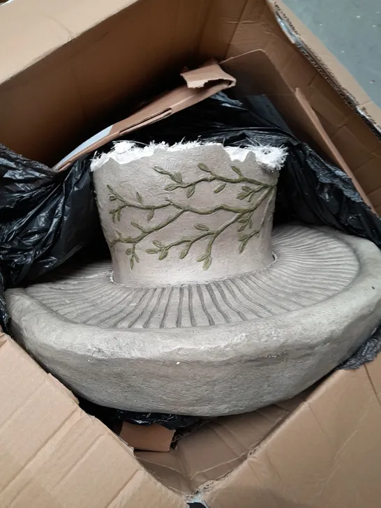 BOXED MY GARDEN STORIES FAIRY GATHERING BIRD BATH