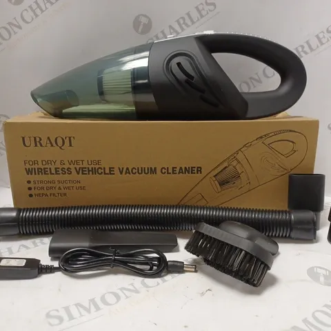 BOXED URAQT WIRELESS VEHICLE VACUUM CLEANER 