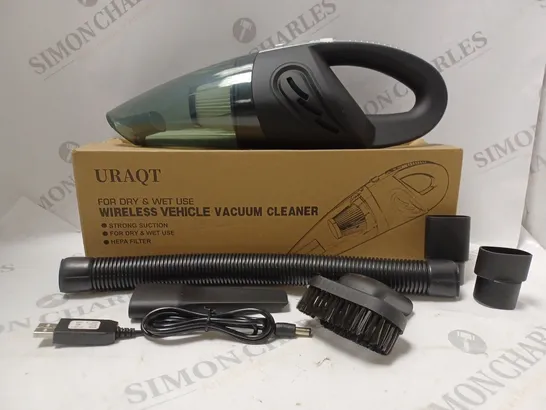 BOXED URAQT WIRELESS VEHICLE VACUUM CLEANER 