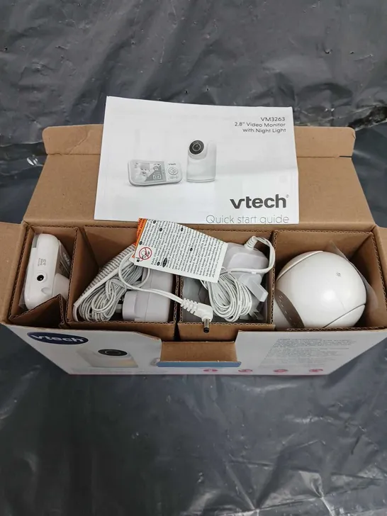 BOXED VTECH 2.8" PAN & TILT VIDEO MONITOR WITH NIGHT LIGHT