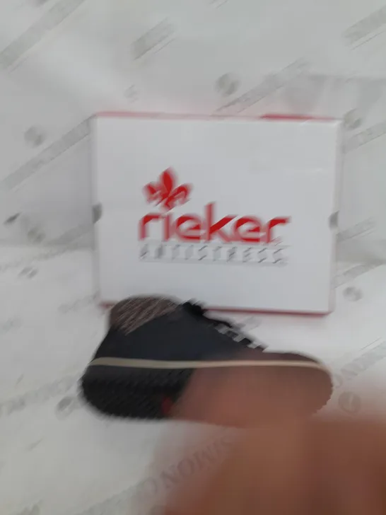 BOXED RIEKER WATER RESISTANT BOOT BLACK SIZE 6