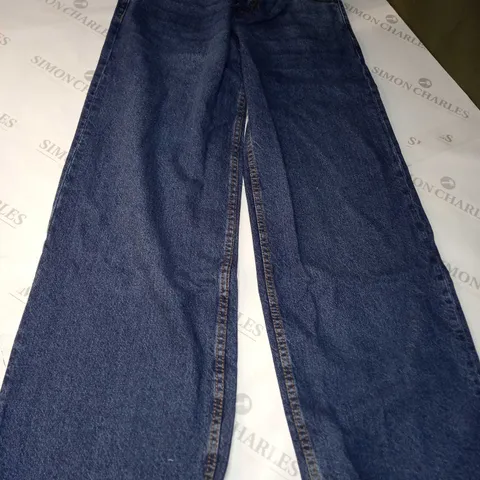 MOTEL EXTRA WIDE LOW RISE JEANS MID BLUE - W24 L32