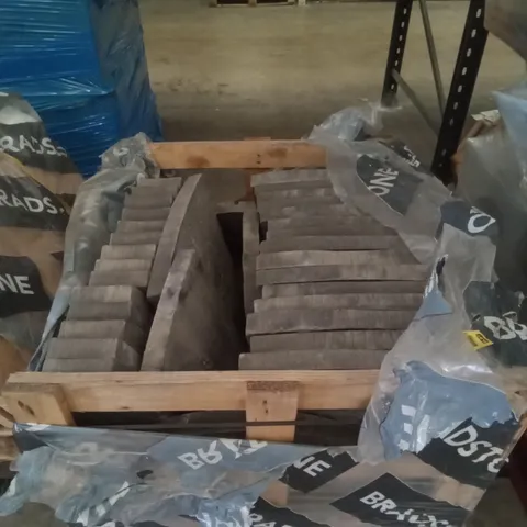 PALLET OF GREY PAVING SLABS