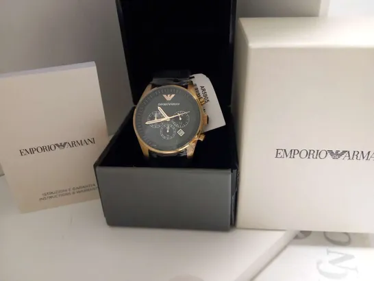 BOXED EMPORIO ARMANI AR5905 WRIST WATCH