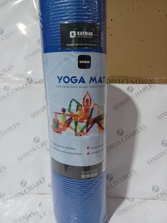 KAYMAN YOGA MAT IN BLUE