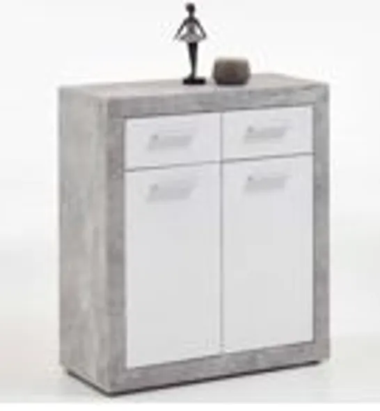 BOXED BRAND NEW BETON SIDEBOARD GLOSSY CONCRETE (2 BOXES)