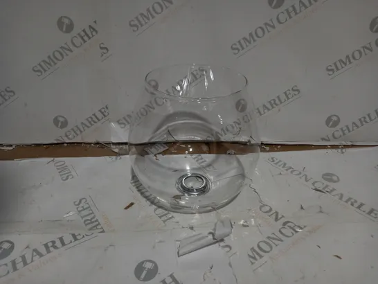 LEWIS BELL SHAPED CLEAR PENDANT GLASS SHADE