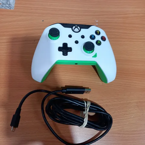 PDP NEON WHITE XBOX WIRED CONTROLLER