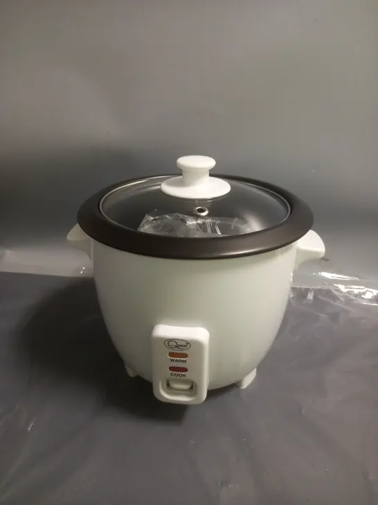 QUEST 0.8 LITRE RICE COOKER 350W WHITE