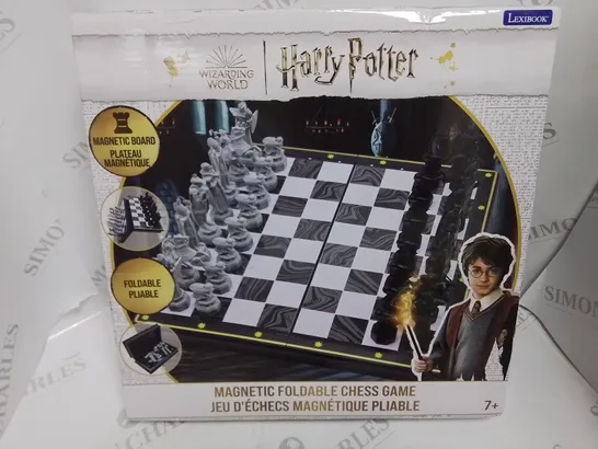 BOXED HARRY POTTER MAGNETIC FOLDABLE CHESS GAME RRP £49.99