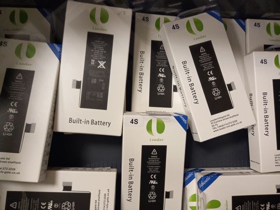 LOT OF APPROXIMATELY 15 ASSORTED DESIGNER LI-ION 4S BUILT-IN PHONE BATTERIES