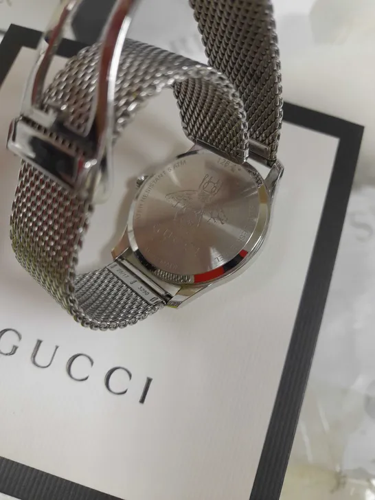 GUCCI G-TIMELESS MOTHER OF PEARL DIAL LADY'S WATCH