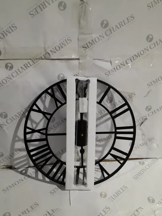 ROMAN NUMERALS WALL CLOCK