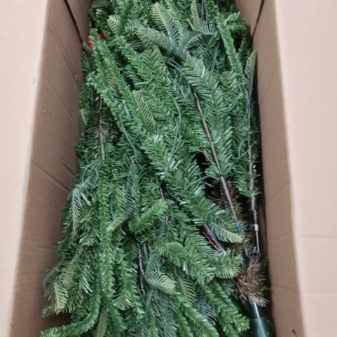 BOXED 7FT FRASER FIR UPSWEPT PRE-LIT MIXED TIPS CHRISTMAS TREE - COLLECTION ONLY