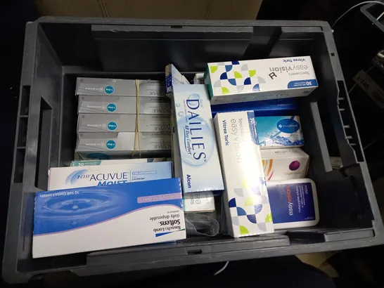 LOT OF HOUSEHOLD ITEMS TO INCLUDE ULTIMATE PLUS MULTI PURPOSE CONTACT LENS SOLUTION , ETC