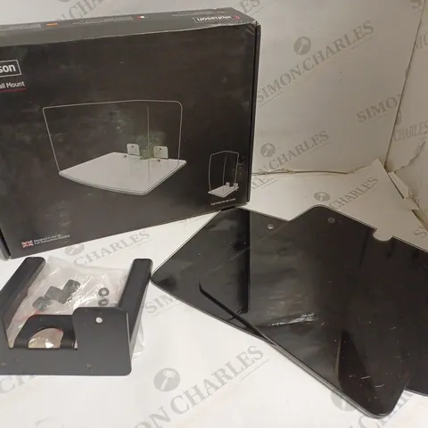 2 X BOXED ALPHASON P5 STATIC WALL MOUNTS IN BLACK