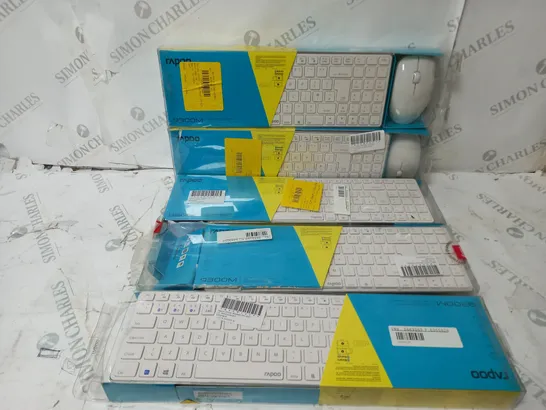 5 BOXED RAPOO 9300M WIRELESS MOUSE & KEYBOARD BUNDLES