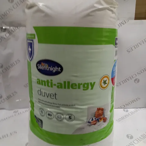 SEALED SILENT NIGHT ANTI-ALLERGY 10.5 TOG DUVET - KING 