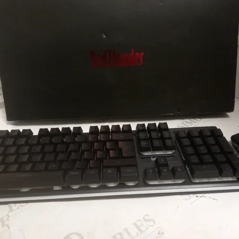 REDTHUNDER KEYBOARD & MOUSE SET BLACK