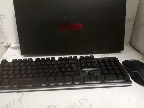 REDTHUNDER KEYBOARD & MOUSE SET BLACK