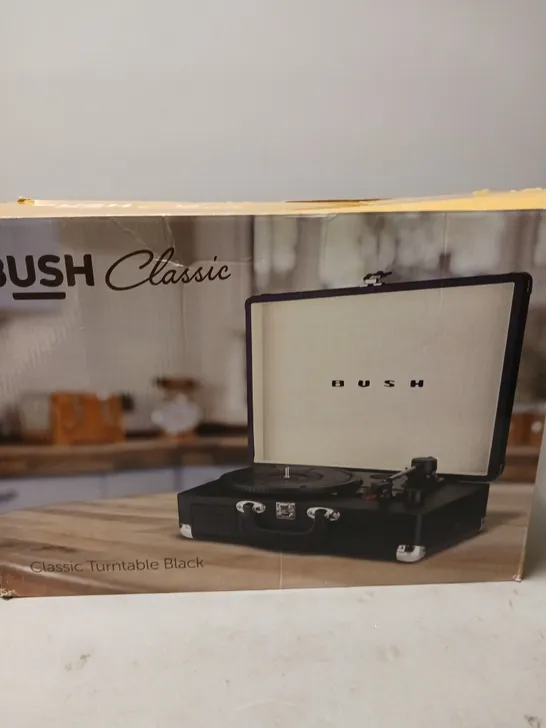 BUSH CLASSIC TURNTABLE BLACK 