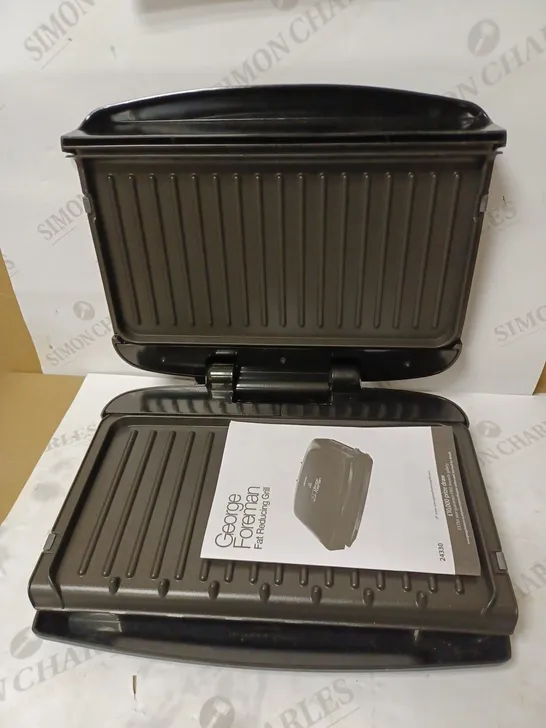 GEORGE FOREMAN MEDIUM REMOVABLE PLATES GRILL 24330