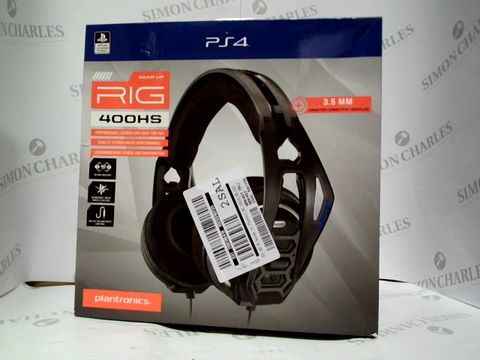 PLAMTRONICS RIG 400 HS HEADSET FOR PLAYSTATION 4 RRP &pound;60.00