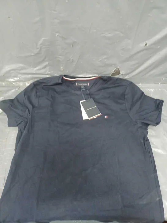 TOMMY HILFIGER EXTRA SLIM FIT T-SHIRT BLUE SIZE LARGE