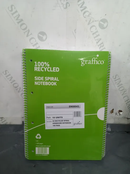 BOX OF 6 ASSORTED NOTEBOOKS 